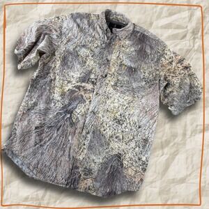 Y2K Realtree Camo Hunting Shirt Mens M Browning Button Up Outdoors Ranchcore Bro